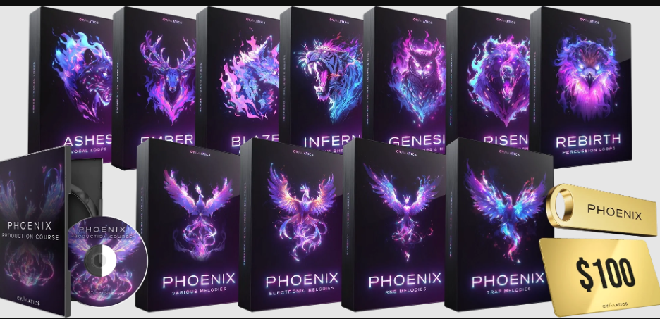 Cymatics PHOENIX Launch Edition Wav Midi