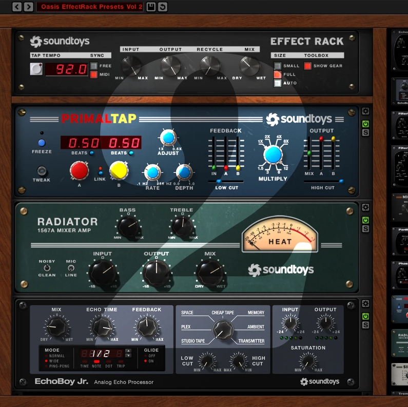 Oasis Music Library Oasis EffectRack Presets Volume 2