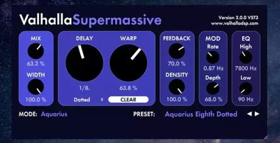 Embrays Designs 50+ Presets Valhalla Supermassive