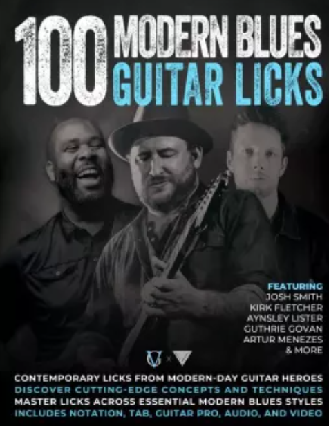 GuitarVivo 100 Modern Blues Guitar licks by JTC TUTORiAL