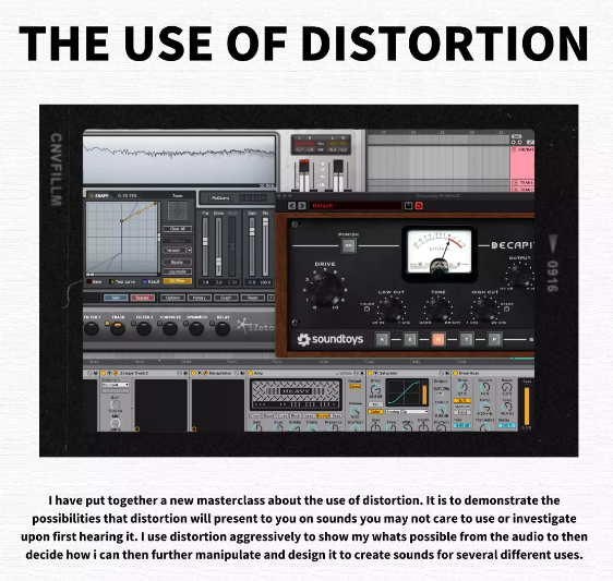 Mickey Nox The Use Of Distortion [Sound Designing Masterclass]