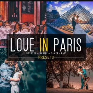 CreativeMarket – 20 Love In Paris LR+DNG+ACR Presets – 4213317