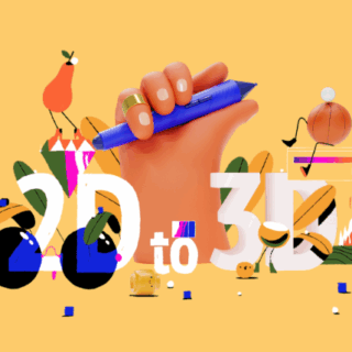 Motion Design School – 2D to 3D with Cinema4D