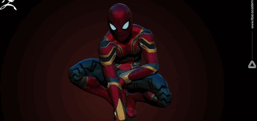 Libel Academy – Traje Hardsurface en ZBrush – Iron Spider