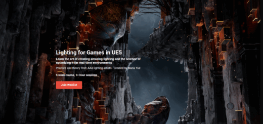Vertex School – Lighting for Games in UE5 Bootcamp – Maria Yue